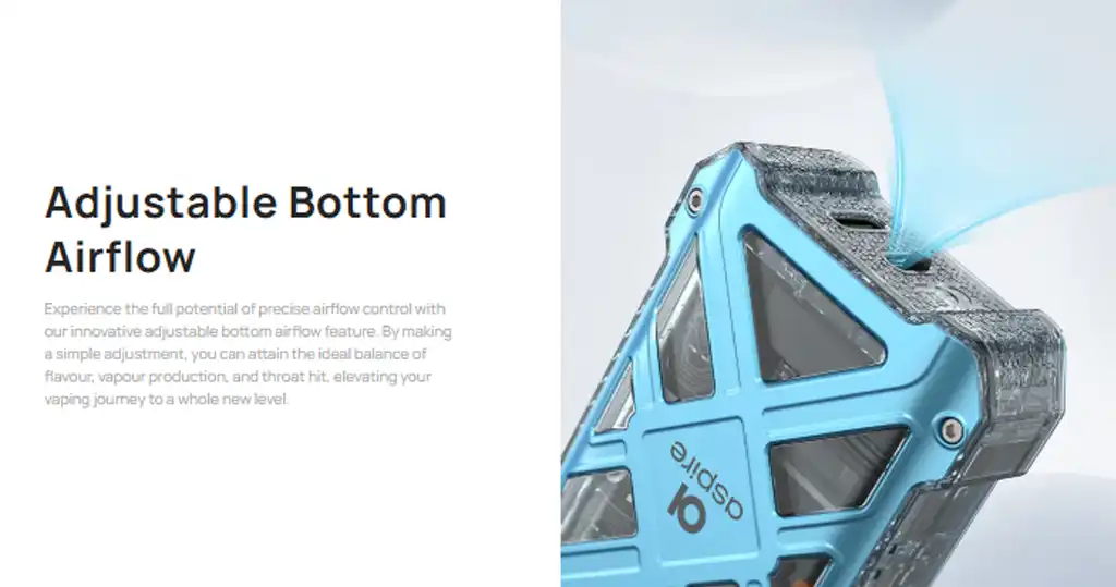 Aspire Gotek X II airflow