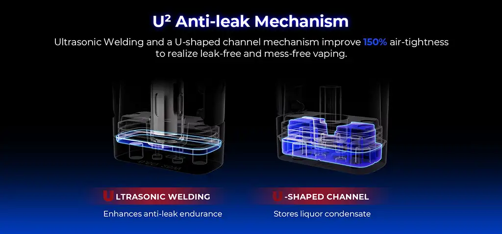 Uwell Caliburn GK3 Tenet Pod Kit U2 Anti Leak