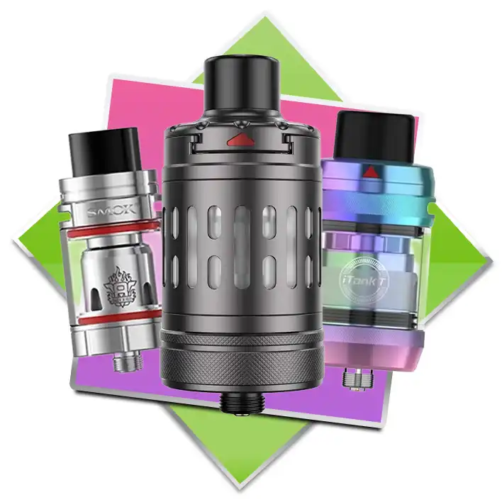 Choose from all our Vape Tanks.
