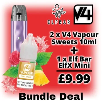 ElfX mini vape kit And V4 Sweets Bundle Deal