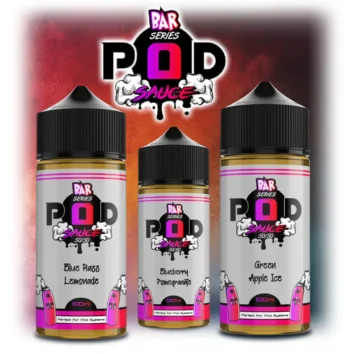 Pod Sauce Bar Series Vape Juice 100ml
