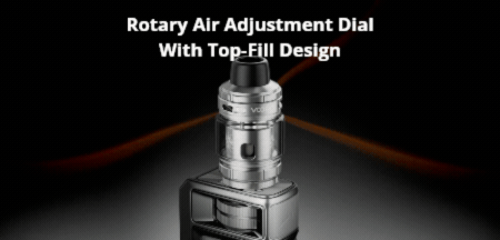 Rotary Air Adjustment Dial With Top-Fill Design