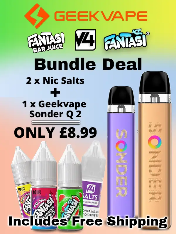 Geekvape Sonder Q2 Nic Salts Bundle Deal